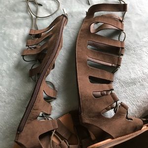 BAMBOO Shoes - Shoes NWT size 6 New never worn tie up sandal boot BAMBOO Shoes - Shoes NWT size 6 New never worn tie up sandal boot
